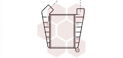 VAN WEZEL Интеркулер 37004204